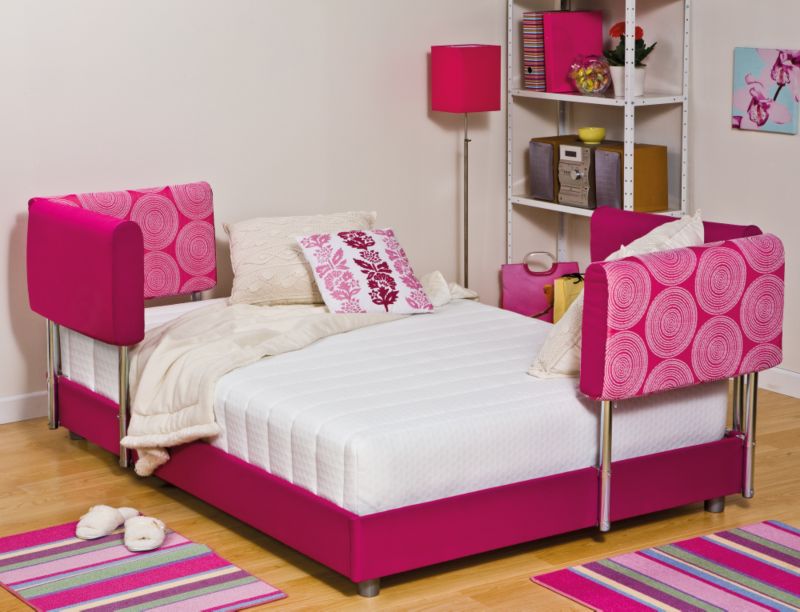 Silentnight Single Chill Out Sleepover Bed Cerise